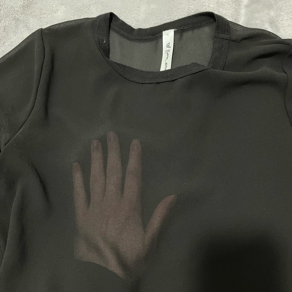 M BOUTIQUE SHEER TOP - Picture 3 of 4